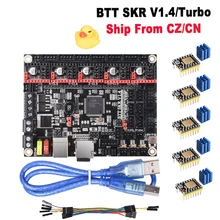 Bigtreetech skr v1.4 turbo skr v1.4 placa de controle tmc2209 tmc2208 uart driver mks gen l CR-10 ender3 atualizar peças de impressora 3d