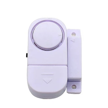 

Wireless Home Security Burglar Alarm, Magnetic Sensor Door Window Alarm, 80dB, Self-adhesive Door Alarm for Home Hotel