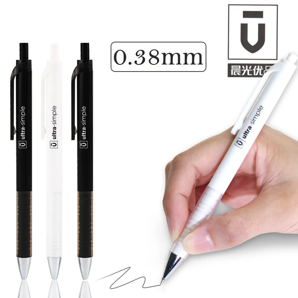 プレスタイプ0 38ジェルペンブラックインク事務用品文房具ニュートラルペン学生が高品質のジェルペンを書くピース ロット バナーペン Aliexpress