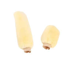 Универсальная мягкая плюшевая Автомобильная ручная Тормозная защита декоративная крышка и крышка ручки переключения передач