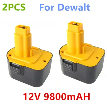

2PCS Original 12V 9.8Ah Tool battery for Dewalt DE9074 DC9071 DE9037 DE9071 DE9075 DW9071 DW9072 DW9074 DC727 DC756 DC980