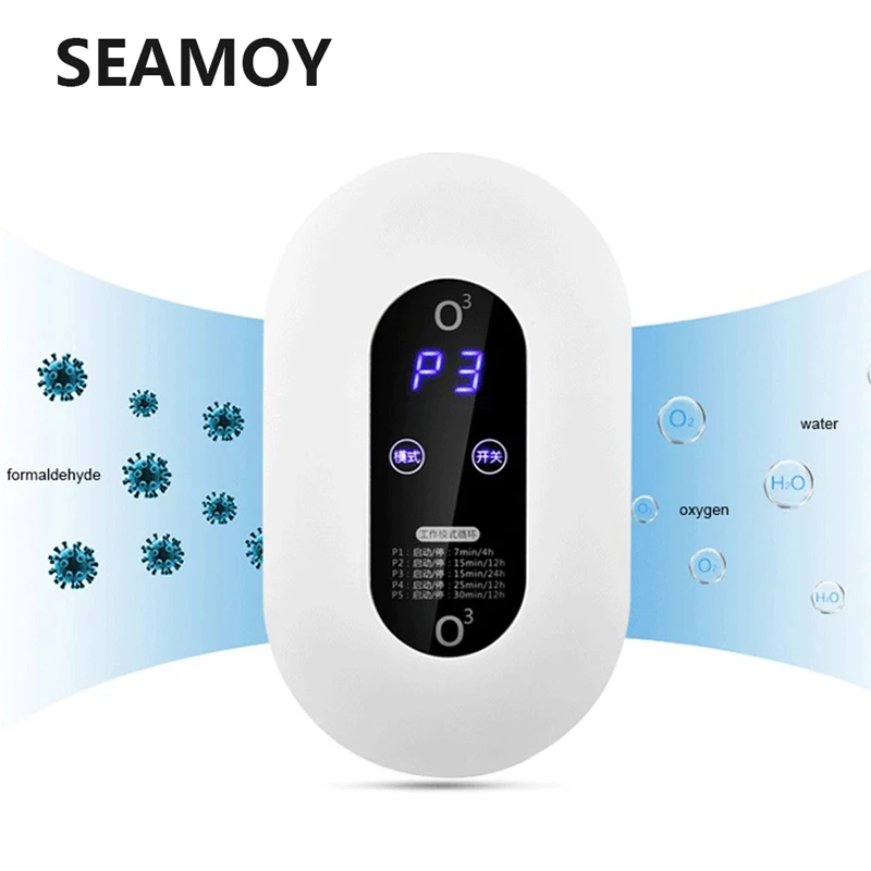 Seamoy мини очиститель воздуха Фильтр Портативный ионизатор отрицательный
