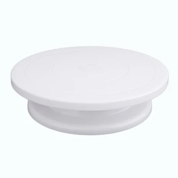 

2017 Cake Decorating Plastic Turntable Practical Table Rotating Disc Professional Turntable Non Slipping Bakeware Baking Tool
