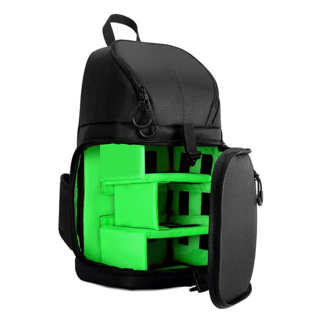Светильник Pro Sling Bag, сумка через плечо, водонепроницаемая, водостойкая, с дождевиком, для Canon, для Nikon, для sony, SLR, DSLR, сумки для камер - Цвет: green