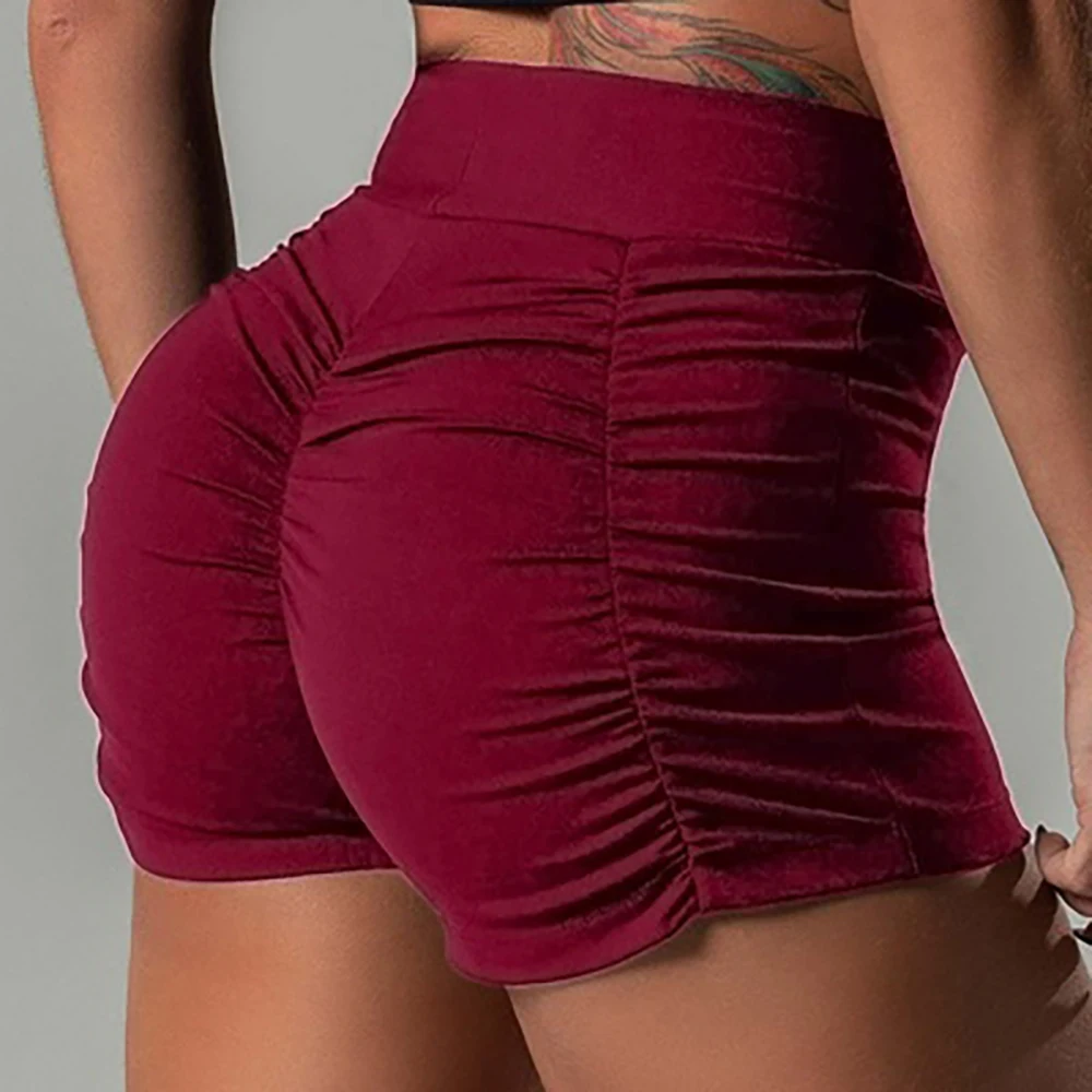 

Solid Colour Shorts Women Skinny Fitness Short Casual Mid Waist Shorts Sexy Hot Shorts Sports Summer Female Pantalones D30
