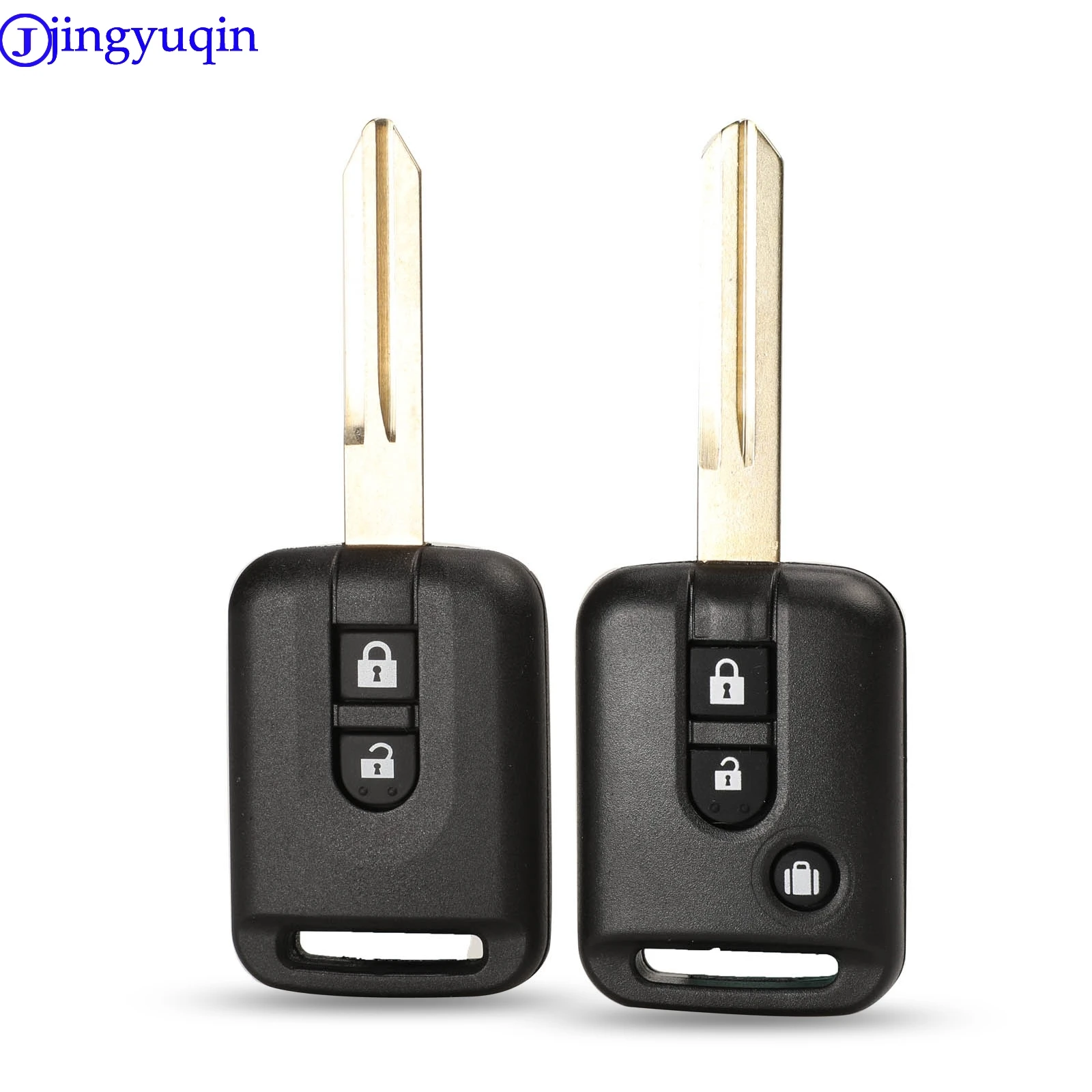 Jingyuqin 2/3 кнопки дистанционный Автомобильный ключ оболочка для Nissan Micra 350Z Pathfinder Navara