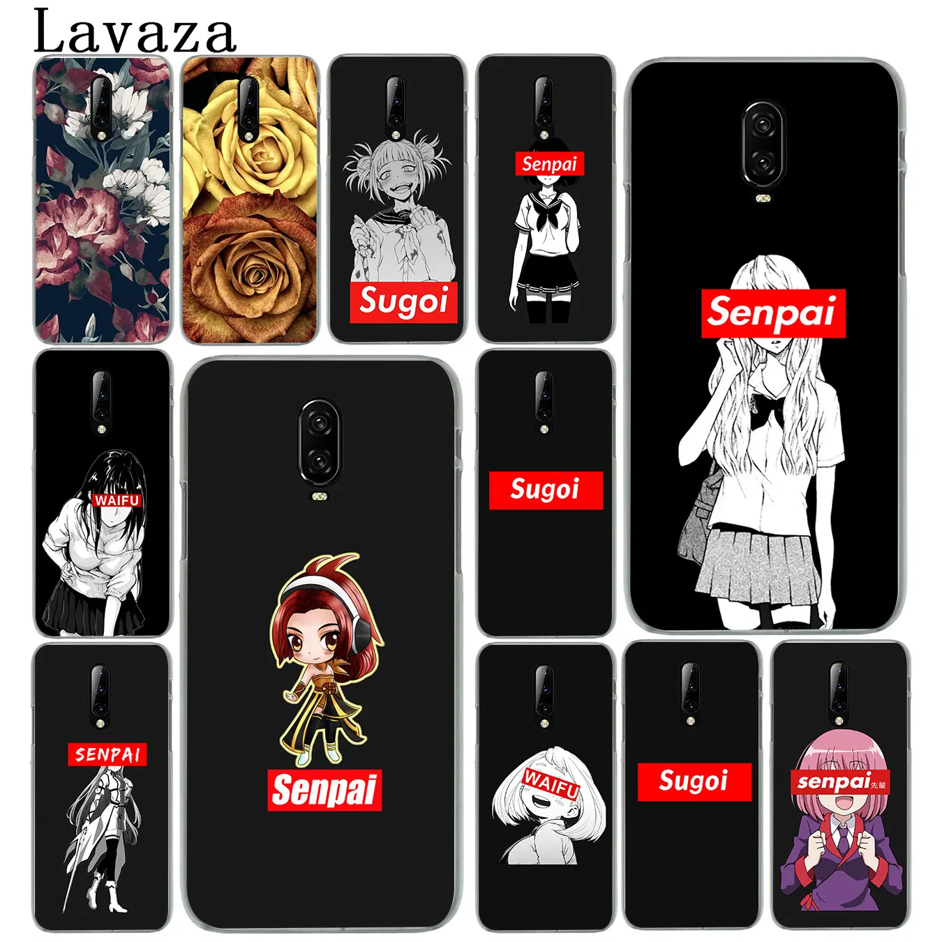 Lavaza Sugoi Senpai аниме Waifu жесткий пластиковый сотовый Чехол для телефона Oneplus 7 7T Pro 6 6T 5