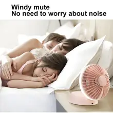 

2 in 1 Portable Rotating USB Charging Mute Home Office Desk Lamp Cooling Fan