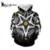 [You're My Secret] Gothic Women Hoodies Star Of David Hooded Ouija Board Pentagram Witchy Sweatshirt Top Female Streetwear Hoody ► Photo 1/3