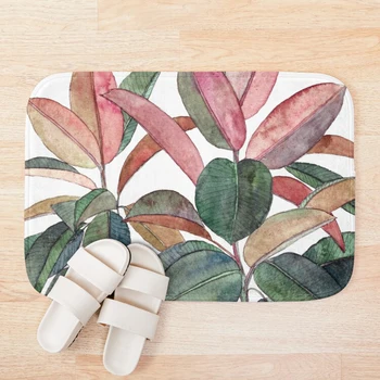 

Rubber Plant Bath Mat Anti-slip Absorb water Bath mat Bathroom kitchen bedroon floor mat Entrance Rugs kids prayer mat