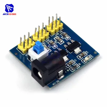 

2.1*5.5 DC Power Converter Buck Step Down Power Supply Module DC-DC 6-12V to 3.3V 5V 800mA Indicator for Arduino
