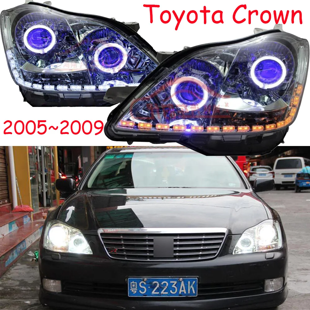 1 комплект, 2005~ 2009y, автомобильная фара для головного света, автомобильные аксессуары, СВЕТОДИОДНЫЙ DRL HID xenon, противотуманная фара для головного света