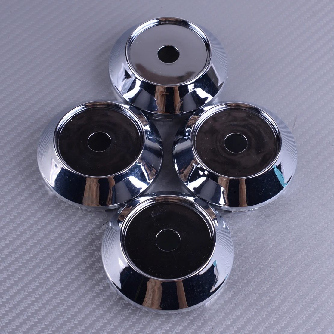 

DWCX 4PCS Plastic Silver 68mm (62mm) Wheel Hub Center Car Caps Fit for BBS lM Rota Slipstream ADVAN RS II Konig Feather