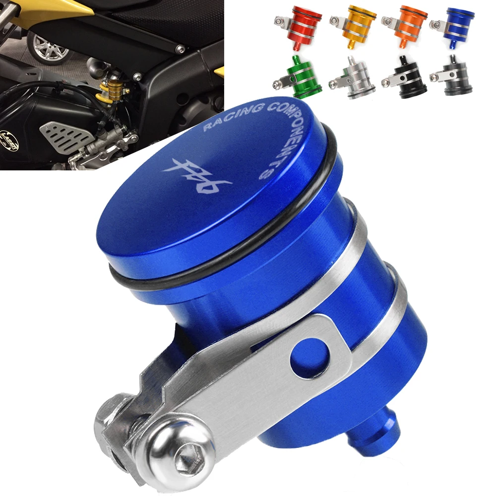 Для YAMAHA FZ6 FAZER 2004 2010 2005 2006 2007 2008 CNC алюминиевая задняя Тормозная жидкость резервуар