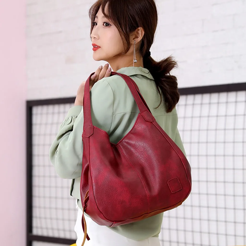 Large-capacity women's handbag Casual Totes Women bag Simple shopping big Shoulder bag for Women Classic Tassel Bags bolso mujer