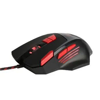 

Usb Cable 7 Speed Variable Photoelectric Gaming Mouse Breathing Light Gaming Mouse Office Home Computer Accessories