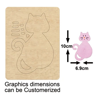 

Kitty cat cutting dies 2020 new die cut &wooden dies Suitable for common die cutting machines on the market