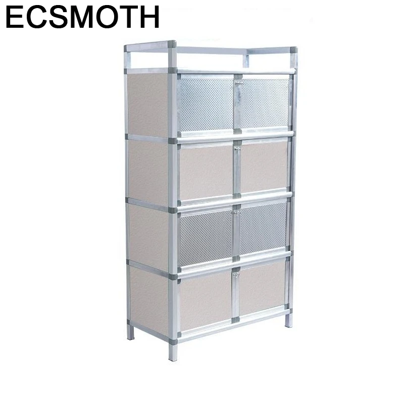 

Mobiliario China Bestek Lade Side Tables Aluminum Alloy Cupboard Kitchen Furniture Cabinet Meuble Buffet Mueble Cocina Sideboard