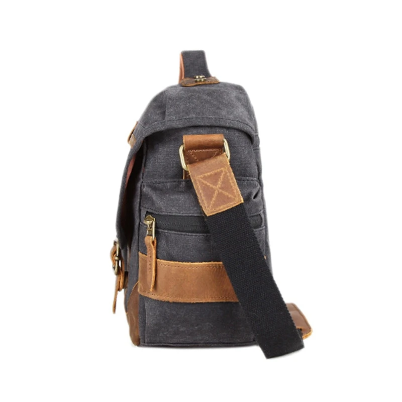 FFYY-Vintage Waterproof Batik Canvas Camera Bag Shoulder Casual Messenger Photography Bag for Canon Nikon Sony Dslr Camera
