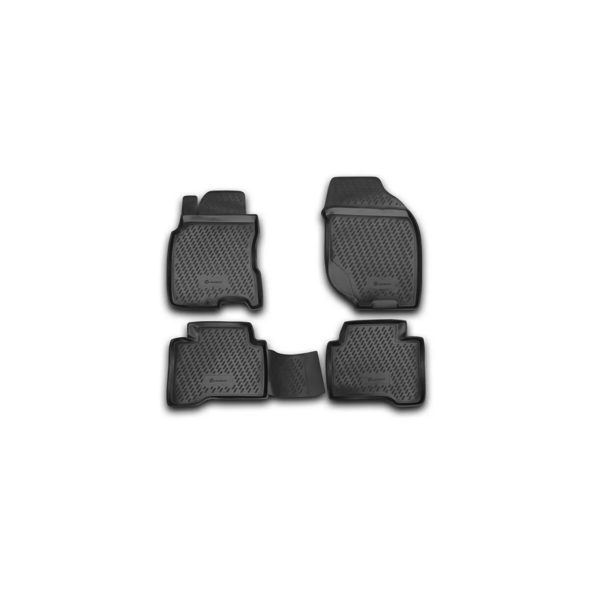 Коврики в салон nissan x-trail 2001-2007, 4 шт.(полиуретан)(ниссан х трэйл