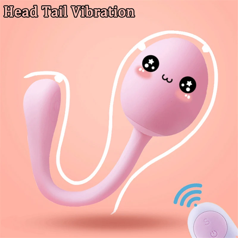 Double - headed Vibrating Vaginal Jumping Eggs For Women Wireless Remote Control Egg Vibrator Adult Games Sex Toys Couples | Красота и
