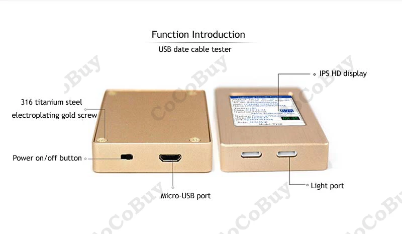 Кабель Apple Lightning считыватель информации мини USB кабель детектор телефон зарядный кабель тестер для Indendifying