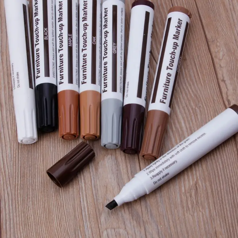 Прямая поставка 17 шт. мебель Touch Up Kit маркеры и наполнитель палочки дерево царапин восстановление комплект