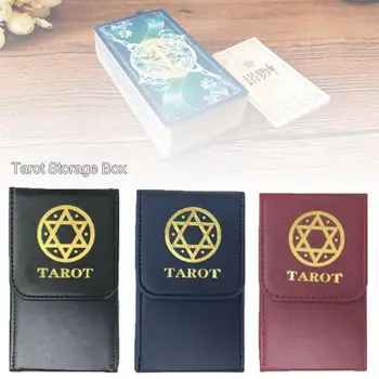 

Tarot Storage Box Double Layered Portable Storage Case for Tarot Deck Poker Card Storage