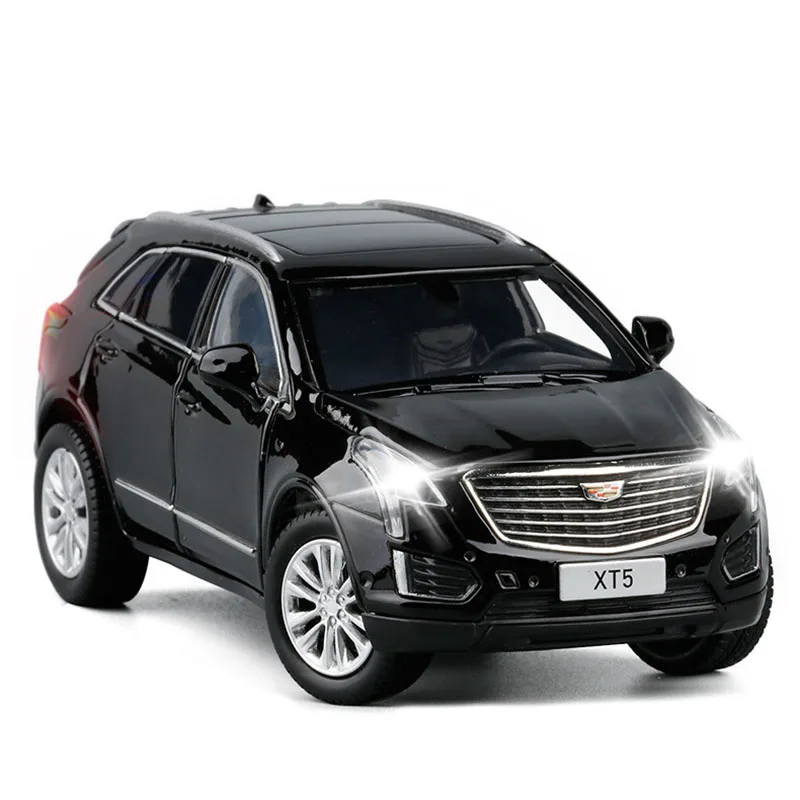 

1:32 Diecast Car Toy Vehicle Acousto-Optic Alloy Car Toy Simulation XT5 SUV Car Model Six Doors Kids Toys Gift Collection Car