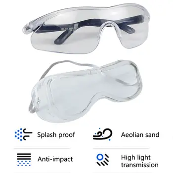 

Anti Drool-proof Goggles Anti Virus Glasses Unisex High Definition Fog Blocking Anti-dust Anti-droplets Adjustable Eyewear