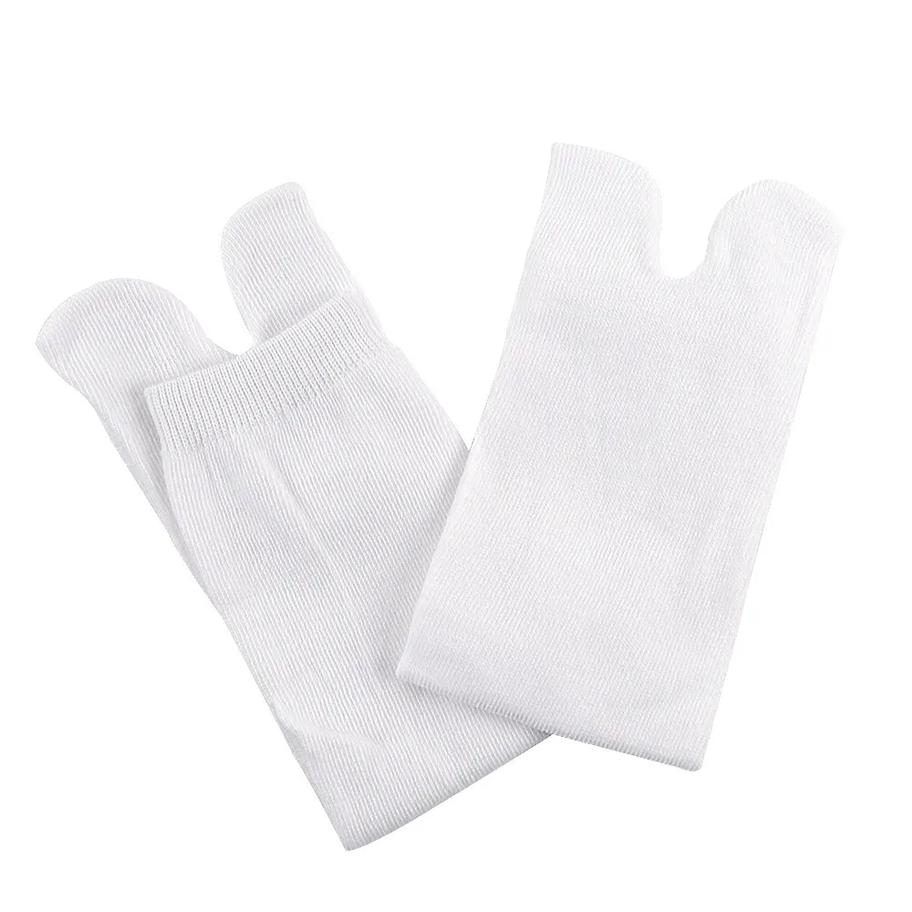 10Pairs Toe Separator Two Toe Socks Toes Bunion Corrector Orthopedic Hallux Valgus Correction Ectropion Sock Pedicure Tools