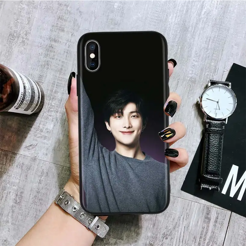 Kpop Kim V Taehyung черный чехол для телефона Apple IPhone 11 Pro XS MAX XR 7 8 6S Plus X 10 Ten 5 5S SE Coque Shell - Цвет: BA067-5