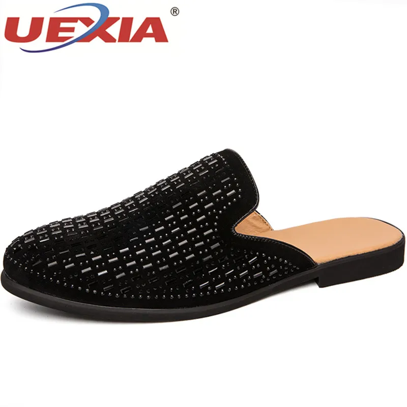 

UEXIA 2019 New Luxury Summer Men Flip Flops High Quality Beach Sandals Non-slip Male Slippers Zapatos Hombre Casual Shoes Men