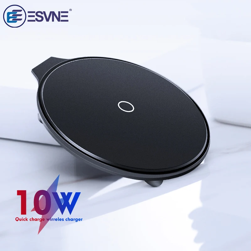 

10W Qi Wireless Charger for iPhone X Xs MAX XR 8 Fast Charging Wireless for Samsung Xiaomi Huawei USB mobile Phone Charger Pad