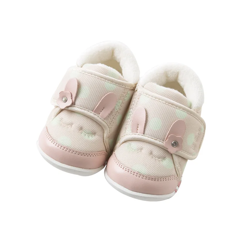 DB11301 Dave Bella/осенне-зимняя Милая парусиновая обувь унисекс для малышей; детская повседневная обувь для новорожденных девочек - Цвет: pink