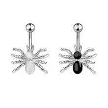 Neoglory белые и черные стразы для пирсинга пупка кольца для пупка для женщин модные украшения для тела пляжные украшения бренд