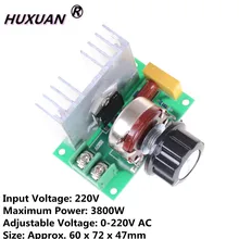 AC 220V 3800W SCR Regulator napięcia ściemniacze ściemniacze Regulator prędkości termostat R02 upuść statek