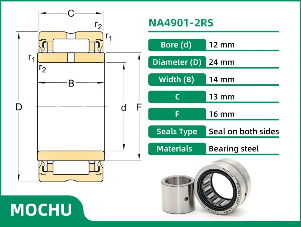 NA4901-2RS MOCHU BEARINGS 0