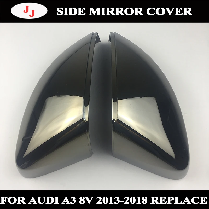 

Замена черных крыльев бокового зеркала из вольфрамовой стали для Audi A3 S3 8V RS3 Caps 2017 2015 2016 2018 2013 2014 2019