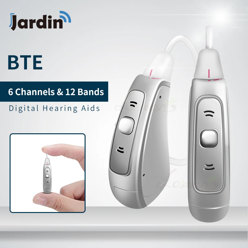 

EP07 Digital 6 Channels 12 Bands Hearing Aid Fully Manual Control BTE Digital Program Hearing aids Sound Amplifier Dropshipping