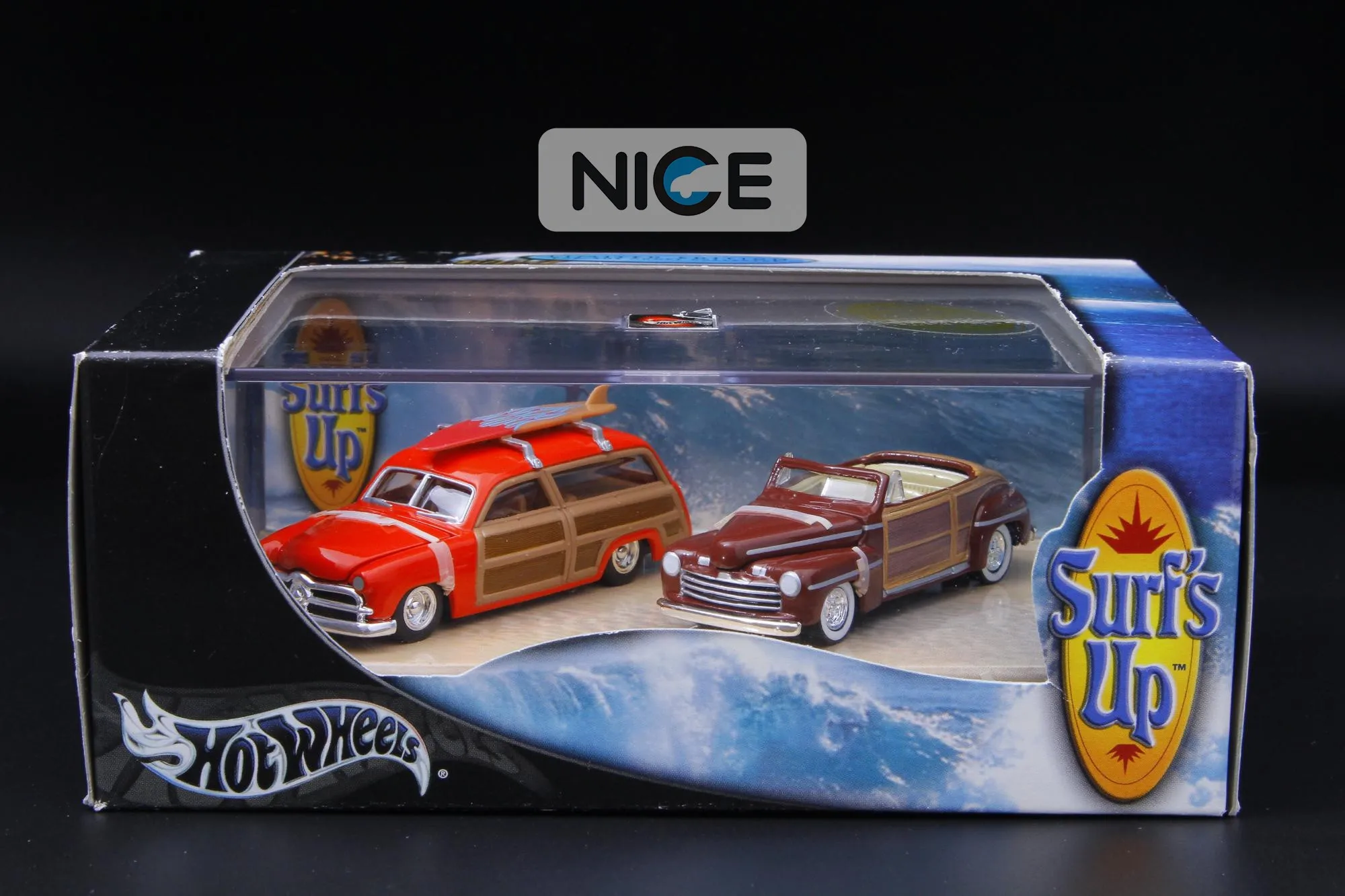 

Hot Wheels 1:64 100% FORD Surfing Themed Two-car Suit Unopened Out of Print Car Collector Edition Metal Diecast Model Toy Gift