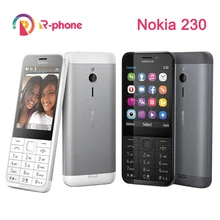 NOKIA 230 Ds Refurbished Single GSM 2mp Mobile Keyboard Hebrew Unlocked Dual-Sim Original