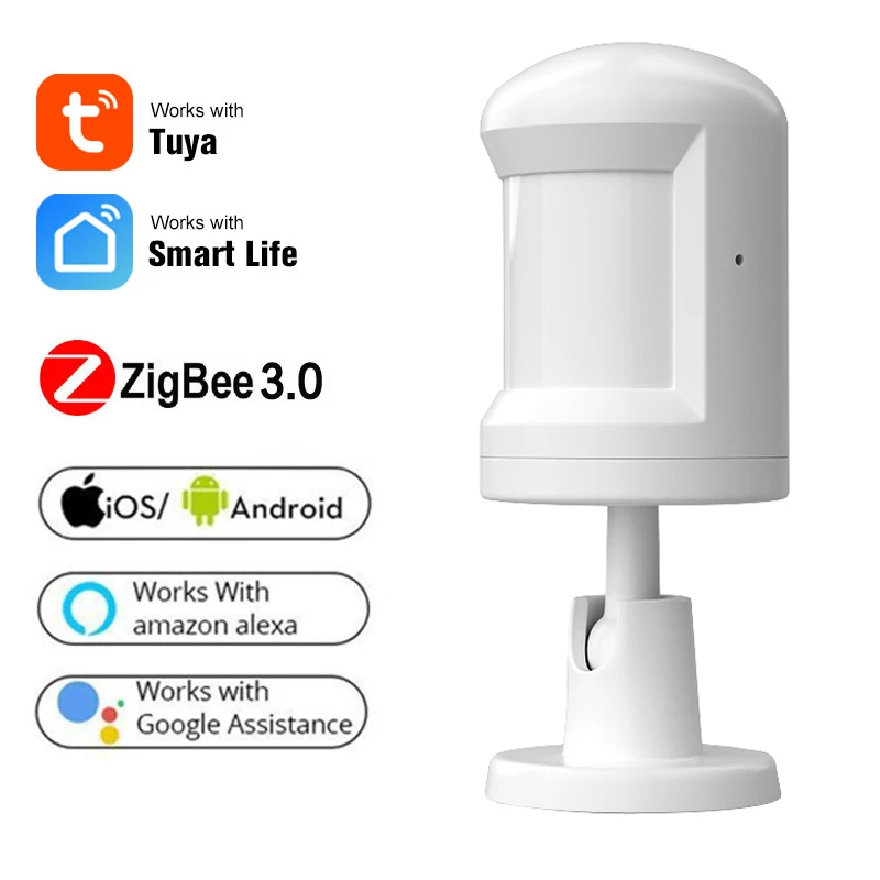Смарт-детектор Tuya ZigBee инфракрасный датчик обнаружения человеческого тела с