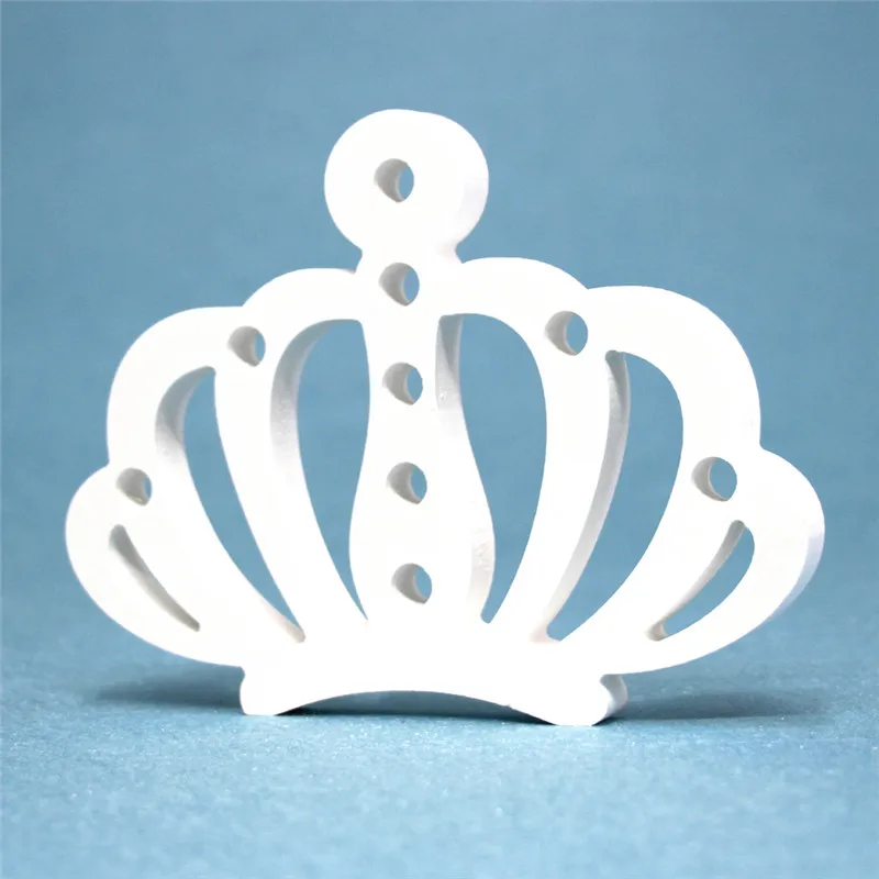 Lao crown quandong Толщина 12 мм белые деревянные буквы Английский алфавит слово дизайн творческого искусства ремесло Бесплатные вечерние свадебные деревянные буквы DIY - Цвет: Lao crown quandong