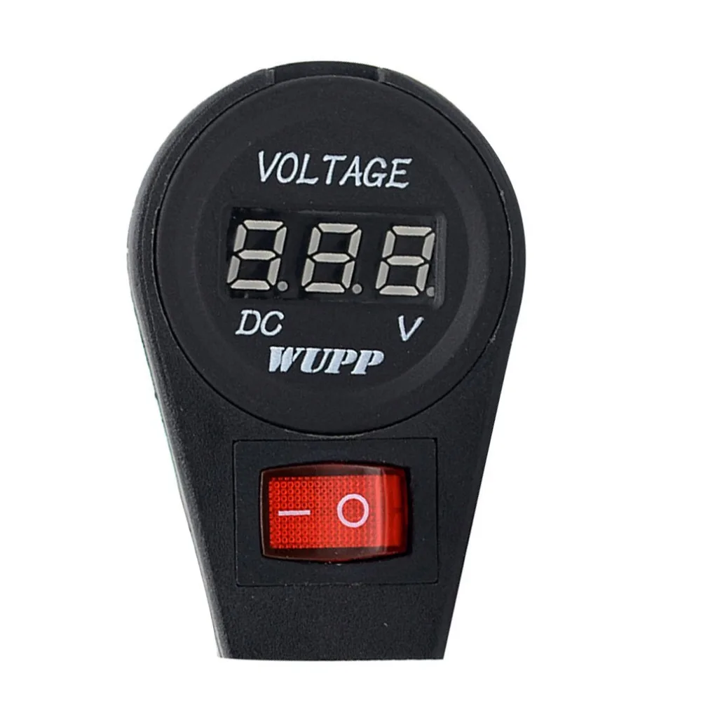 Мотоцикл 12V24V модифицированный вольтметр с переключателем автомобильный вольтметр цифровой дисплей