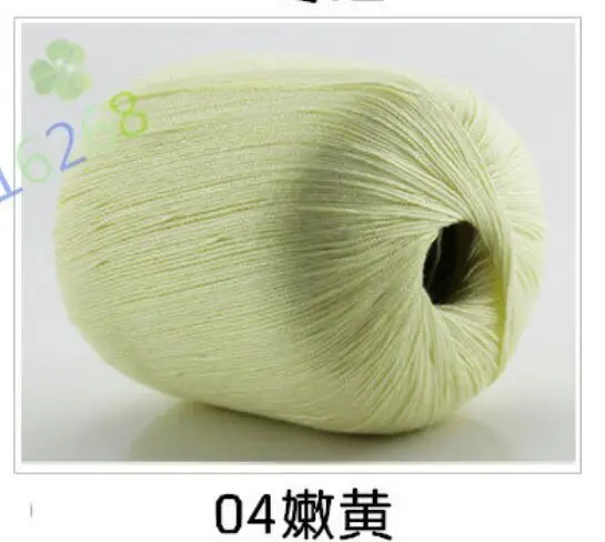 5 шт.* 50 г пряжа для вязания linha de croche шелковая нить для наращивания вязания игл вязание хлопок ручная работа белье t50 - Цвет: 04