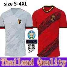 19, 20 размер, S-4XL, домашняя, красная, серая, DE BRUYNE R. LUKAKU E. HAZARD kompani Belgium, футболка M. DEMBELE, евро, Футбольная Футболка