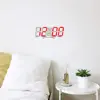 LED Digital USB Electronic Modern Design Wall Clock 3
