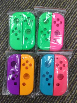 

10sets Replacement Right Left Hard Housing Shell Case Cover for Nintend NS Switch JoyCon Controller Shell with Middle Shell