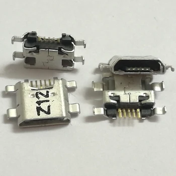 

500pcs/lot Phone Micro 5P USB jack socket connector for HUAWEI P7-L07 L09 L00 G660-L075 C199 G760 g7 MT7 Tail Charging Port